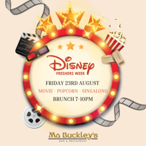 Freshers Week Disney Sing Along Brunch