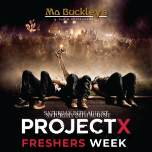 Freshers Week Project X Evening Brunch